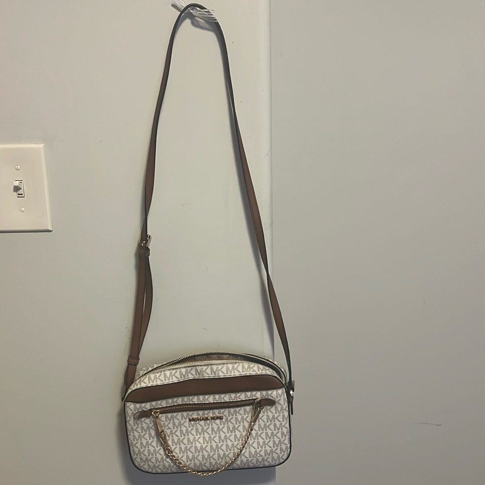 Michael Kors Jet Set Large Logo Crossbody Bag